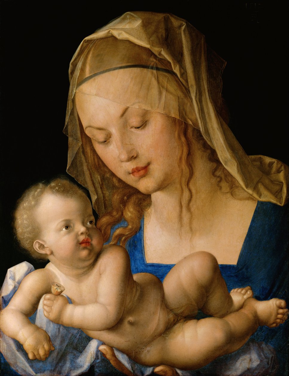 Vierge et enfant avec une poire - Albrecht Dürer