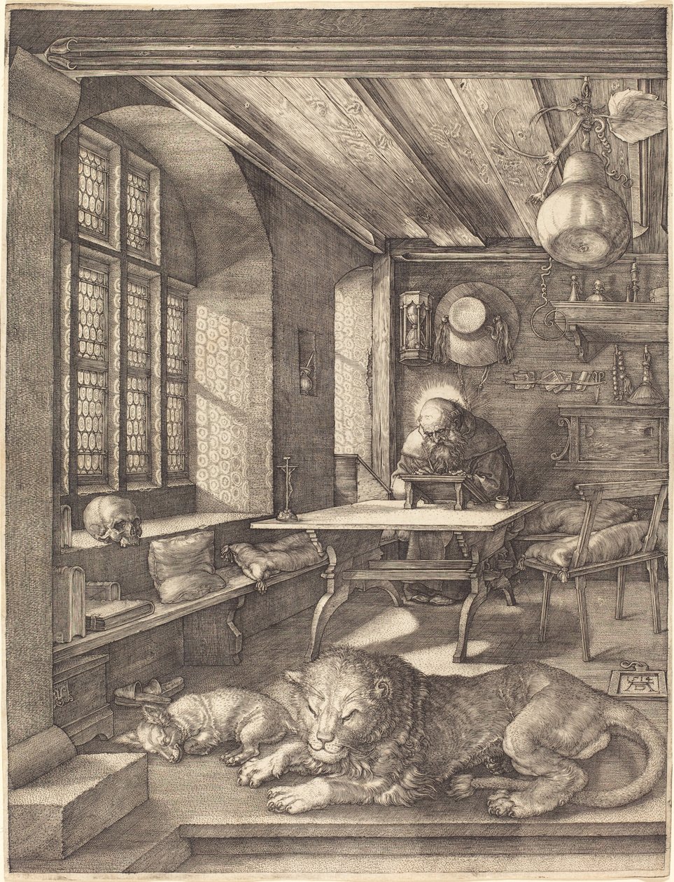 Saint Jérôme dans son étude, 1514 - Albrecht Dürer