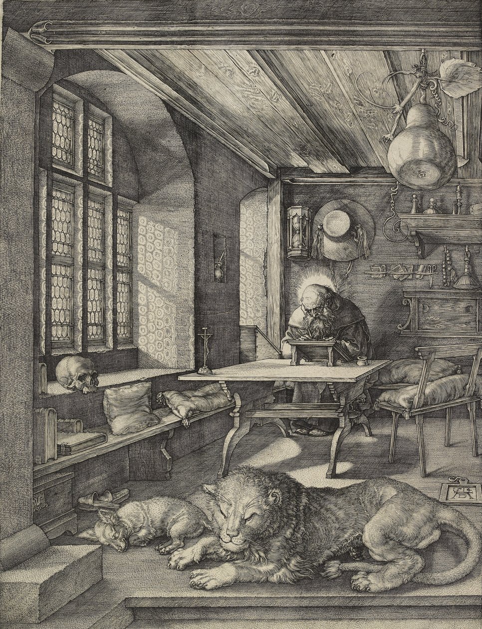Saint Jérôme dans son étude, 1514 - Albrecht Dürer