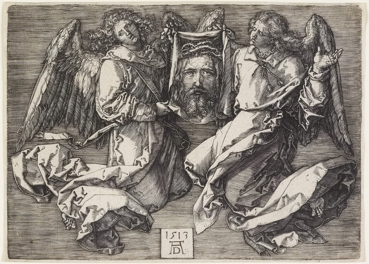 Suaire Exposé par Deux Anges, 1513 - Albrecht Dürer