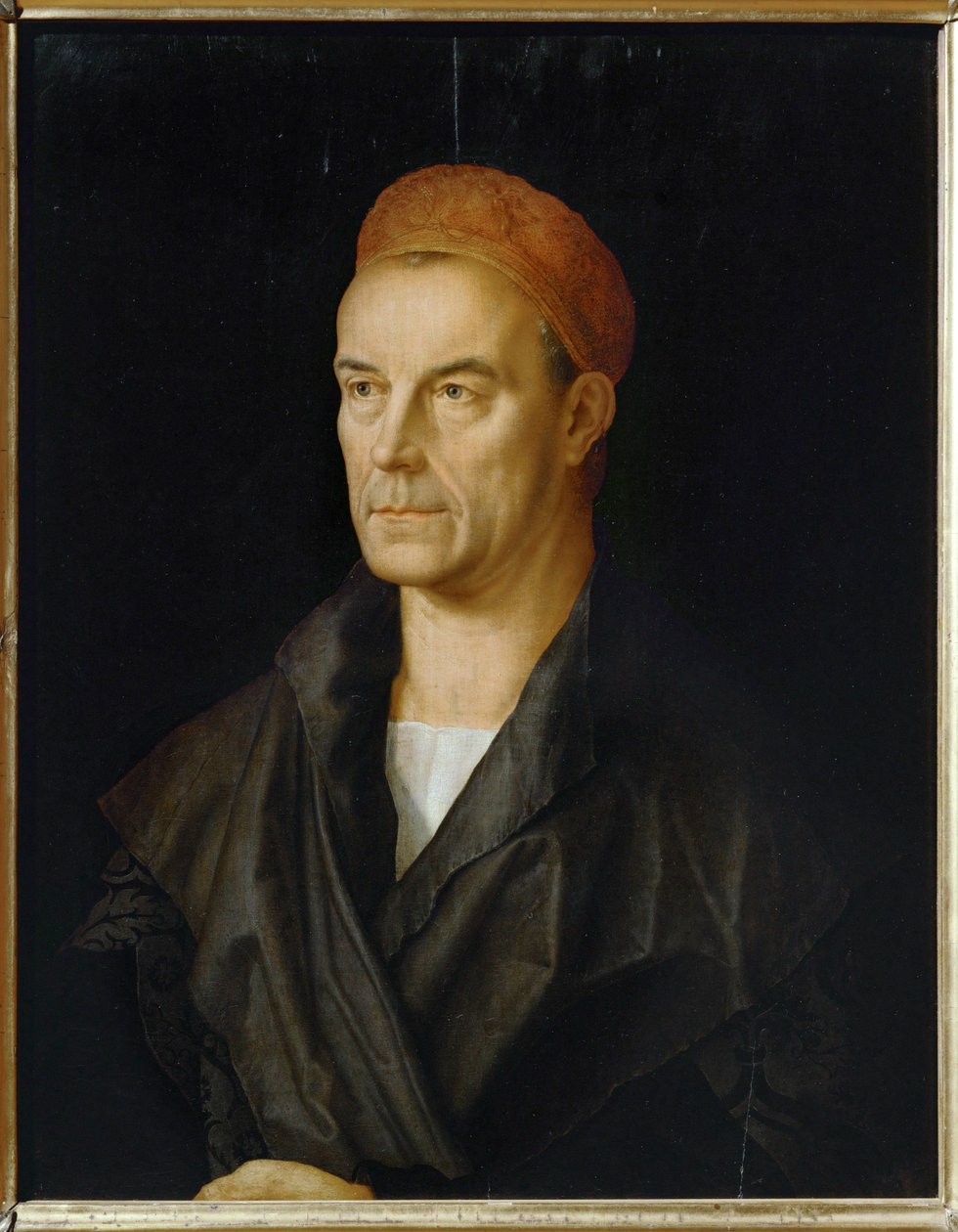 Jakob II Fugger, dit "Le Riche" (peinture sur tilleul) - Albrecht (after) Durer or Duerer