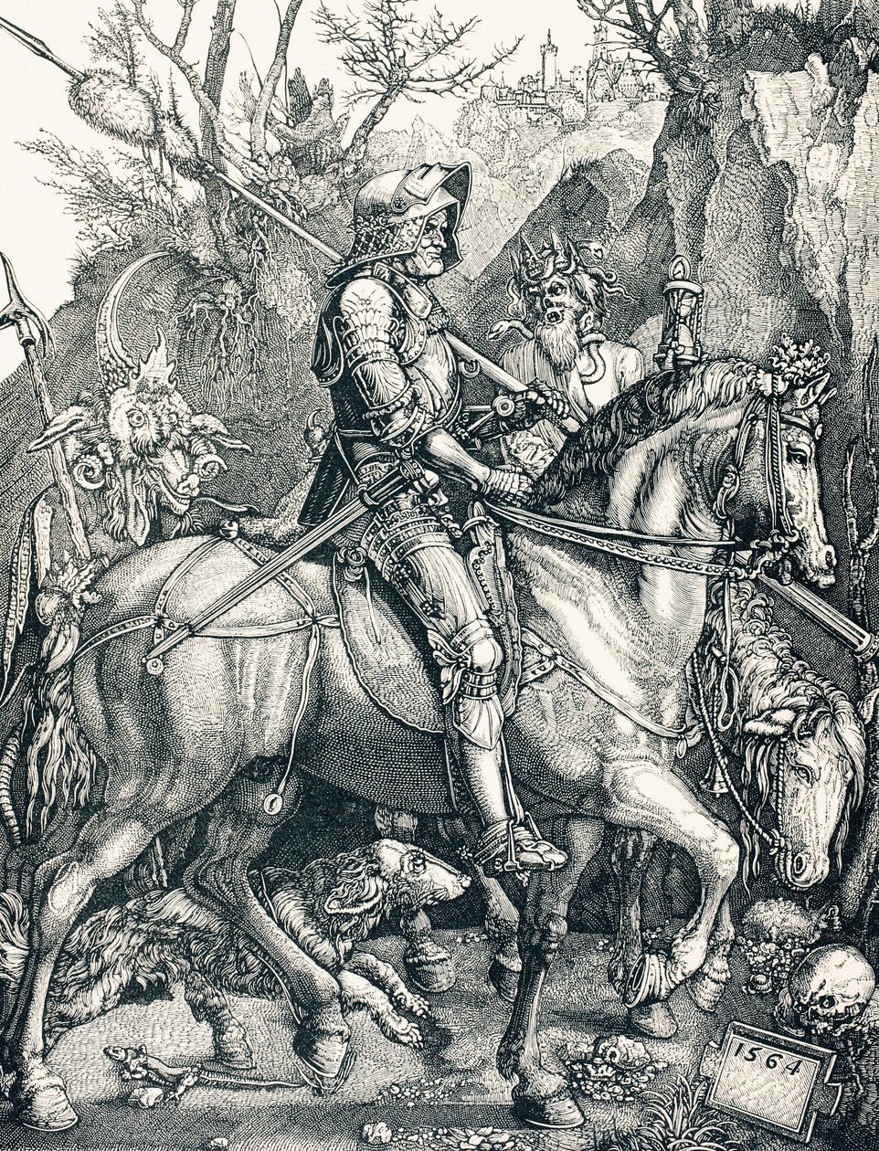 Le Chevalier de la Mort, c.1880 - Albrecht (after) Durer or Duerer