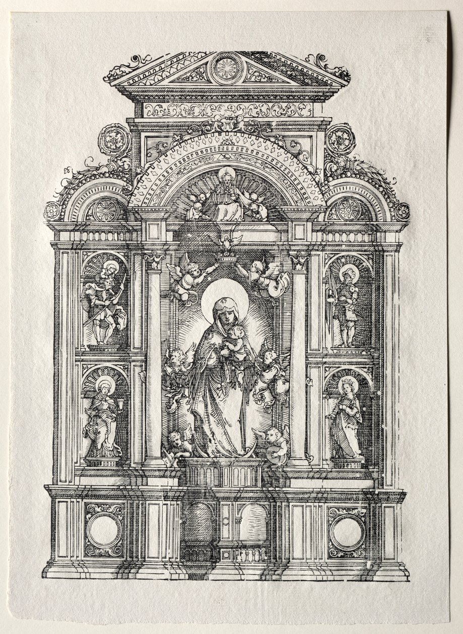 Autel avec la Belle Marie de Ratisbonne, 1520 - Albrecht Altdorfer