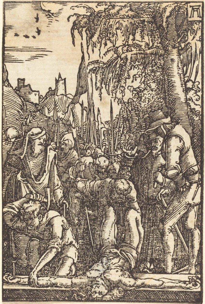 Le Christ cloué sur la croix - Albrecht Altdorfer