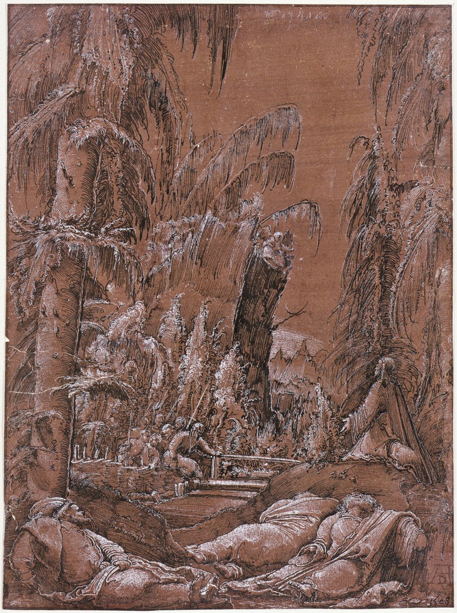 Le Christ au mont des Oliviers - Albrecht Altdorfer