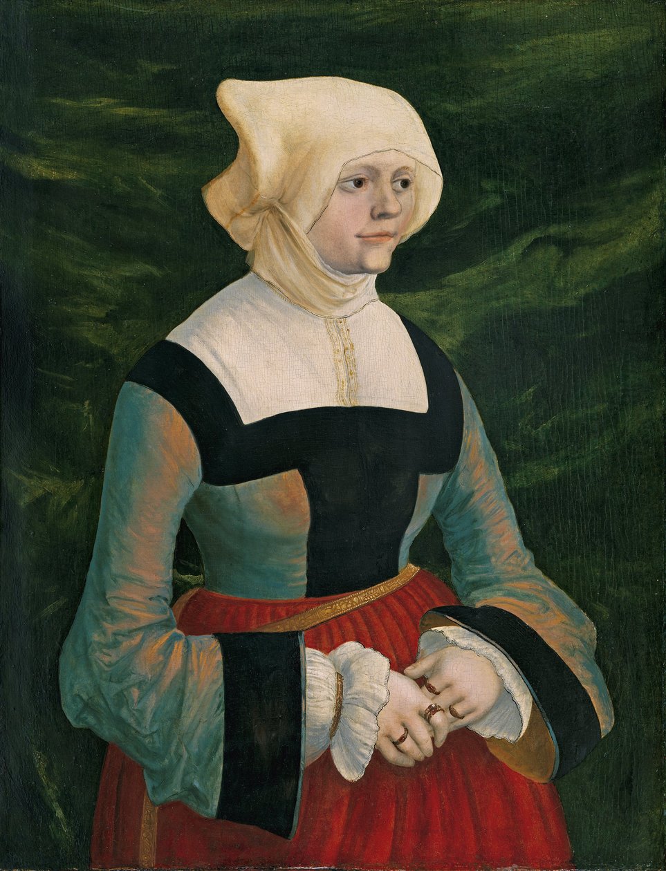 Allemand : Bildnis einer jungen Frau Portrait d