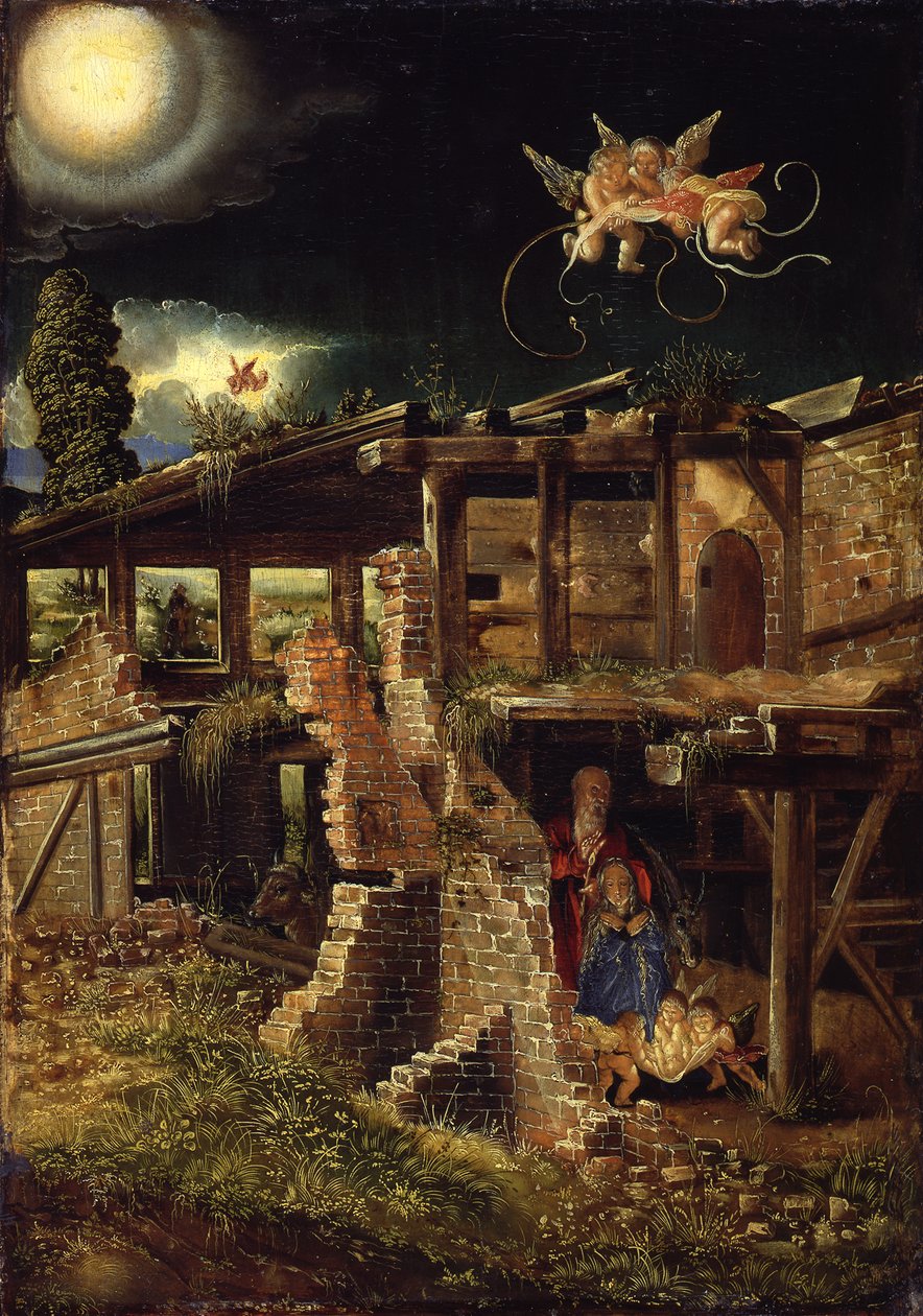 Allemand : Die Geburt Christi La naissance du Christ - Albrecht Altdorfer