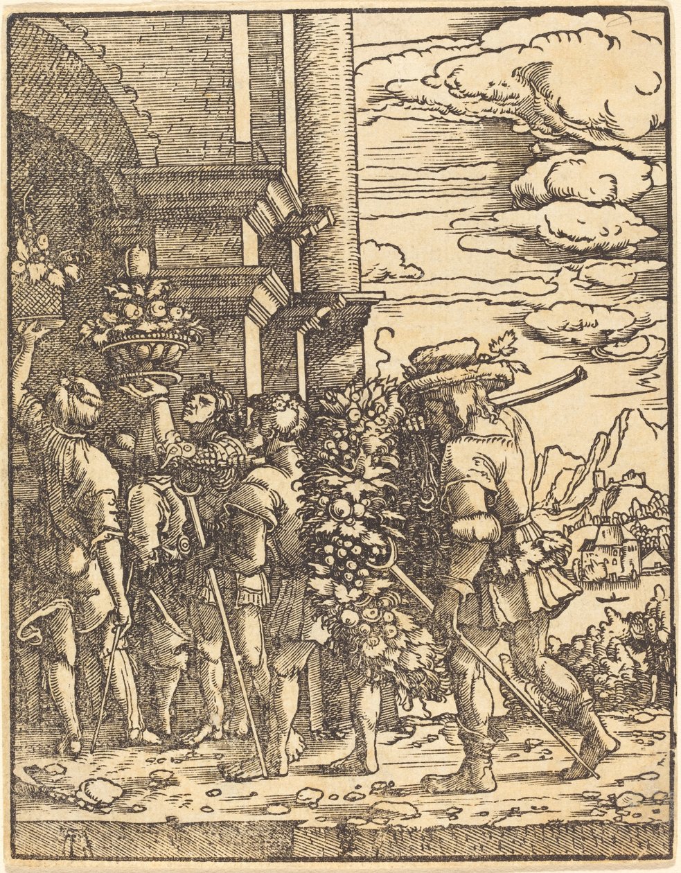 Josué et Caleb - Albrecht Altdorfer