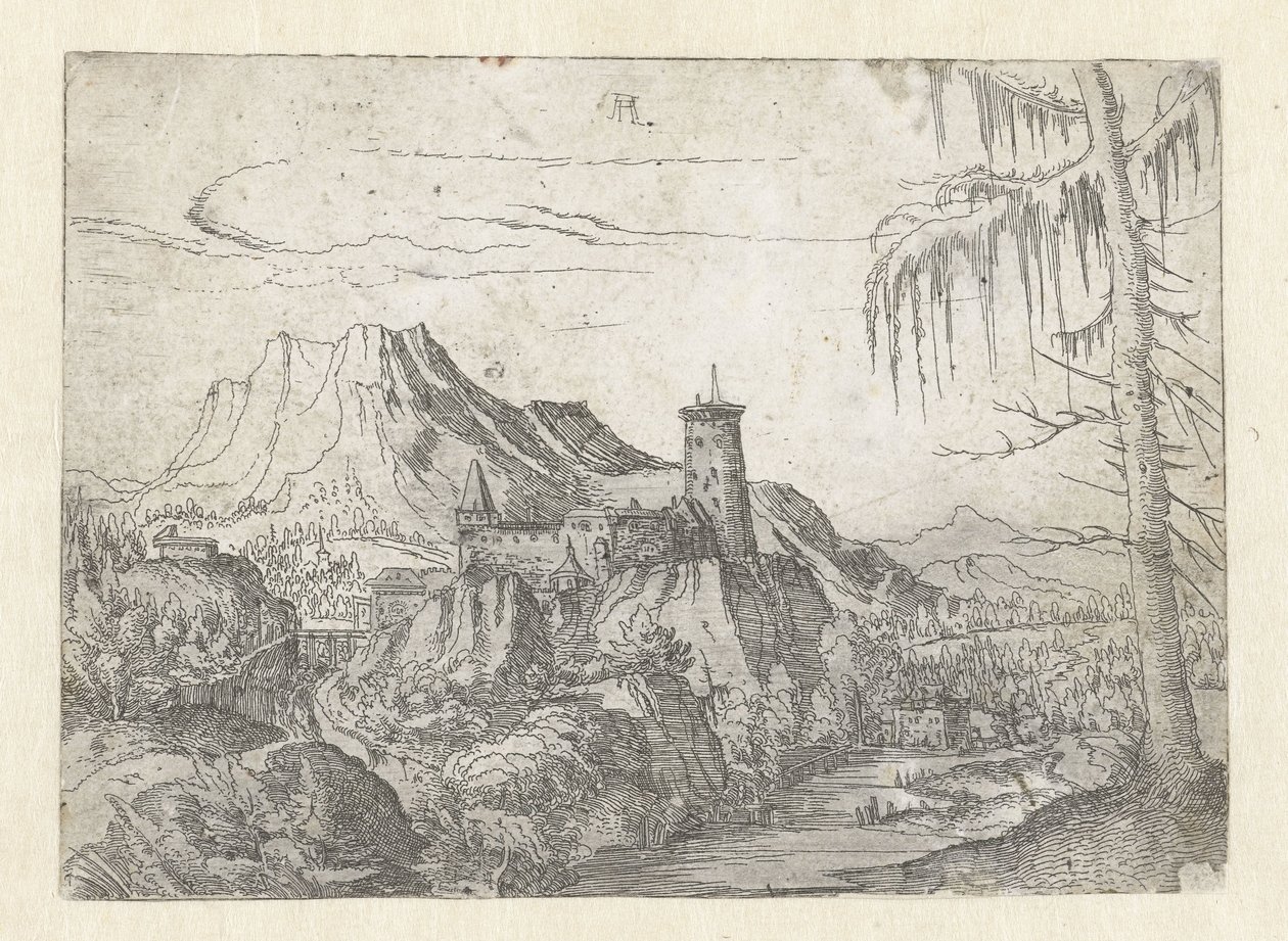 Paysage avec grand château - Albrecht Altdorfer