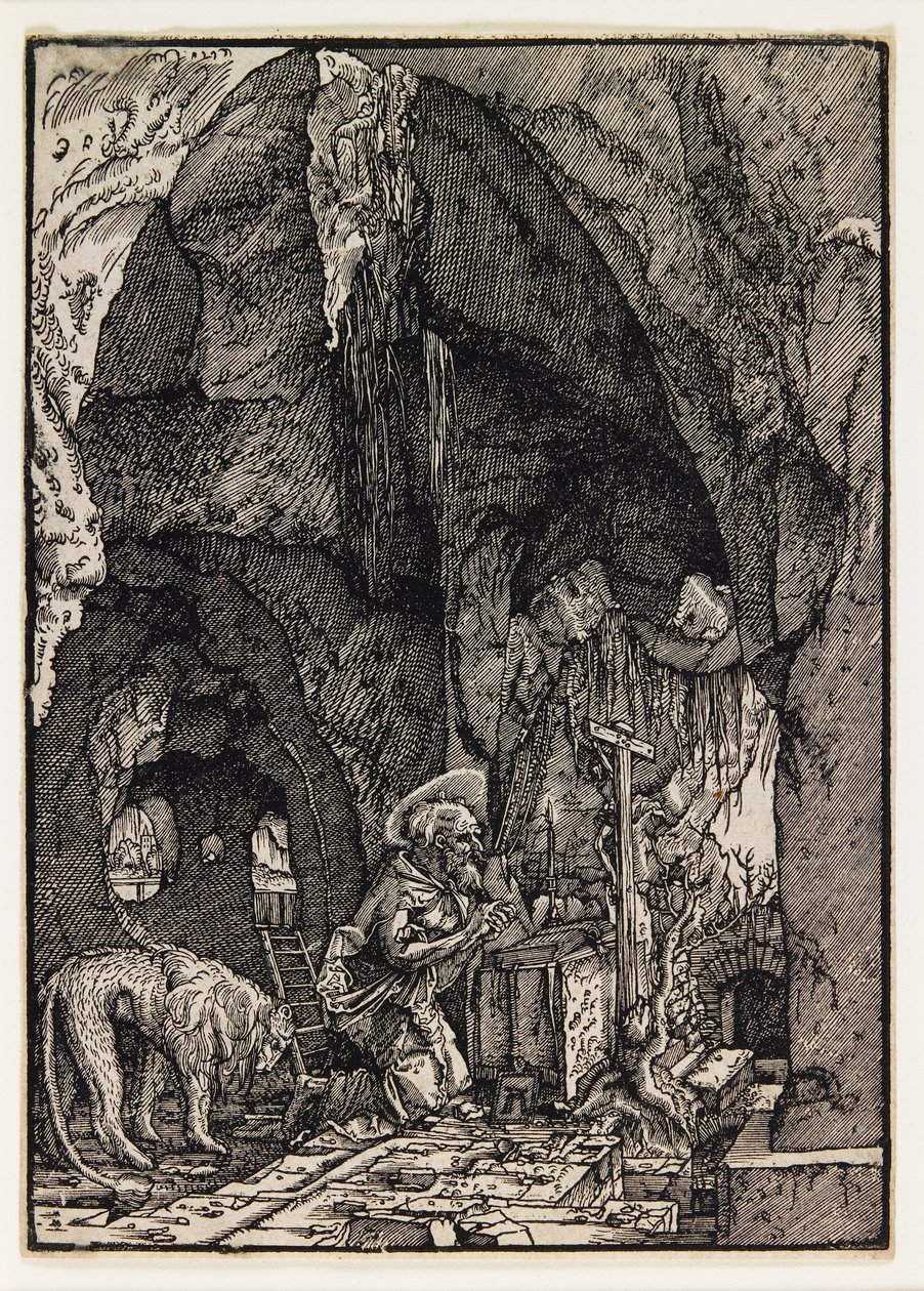 Saint Jérôme dans une grotte - Albrecht Altdorfer