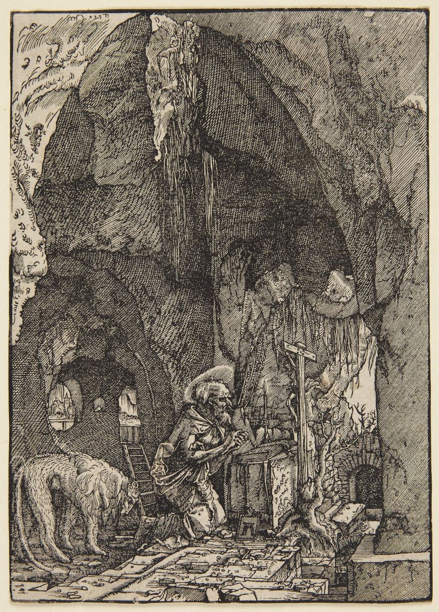 Saint Jérôme dans une grotte - Albrecht Altdorfer