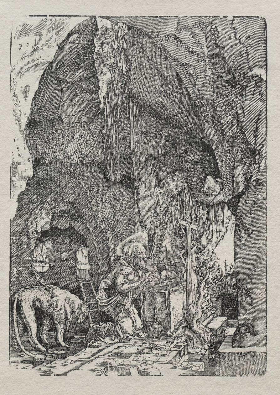 Saint Jérôme dans la grotte - Albrecht Altdorfer