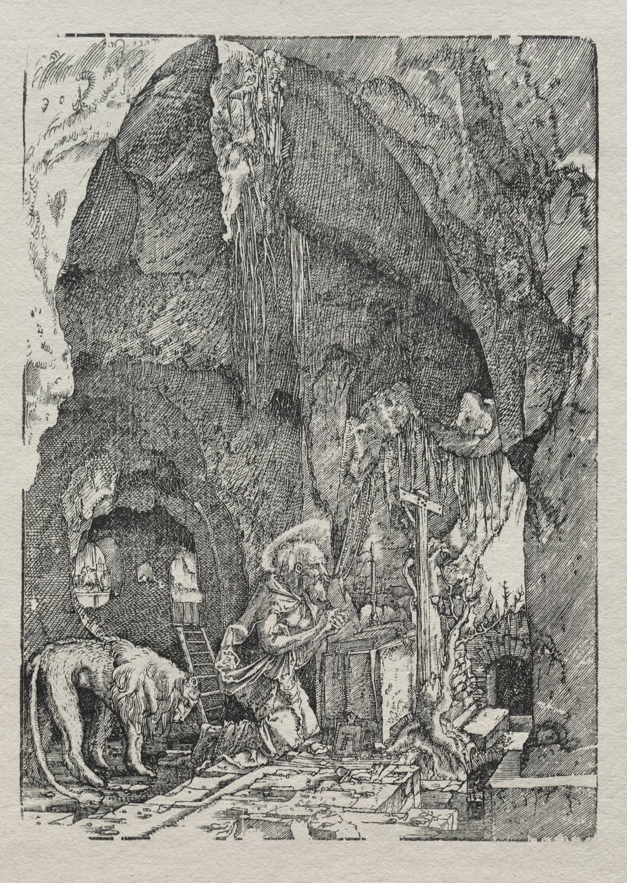 Saint Jérôme dans la grotte, vers 1513-1515 - Albrecht Altdorfer