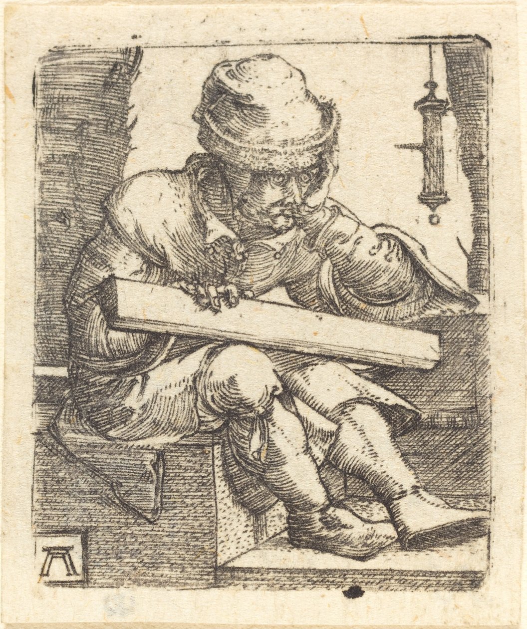 Le Charpentier pensif - Albrecht Altdorfer