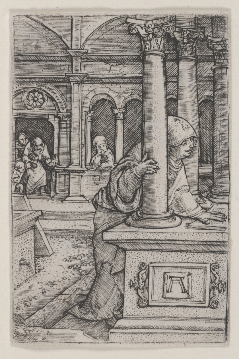 La Vierge cherchant Jésus dans le Temple - Albrecht Altdorfer