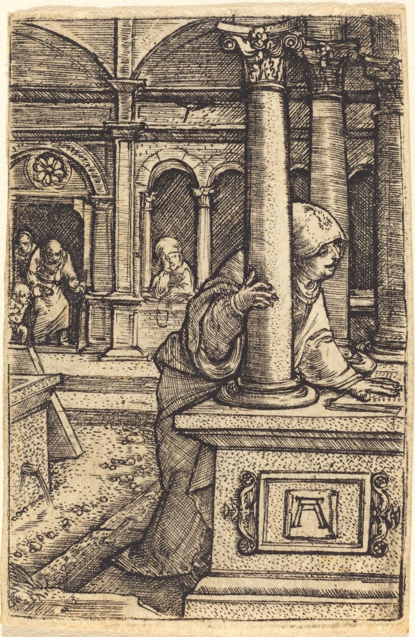 La Vierge cherchant Jésus dans le Temple - Albrecht Altdorfer