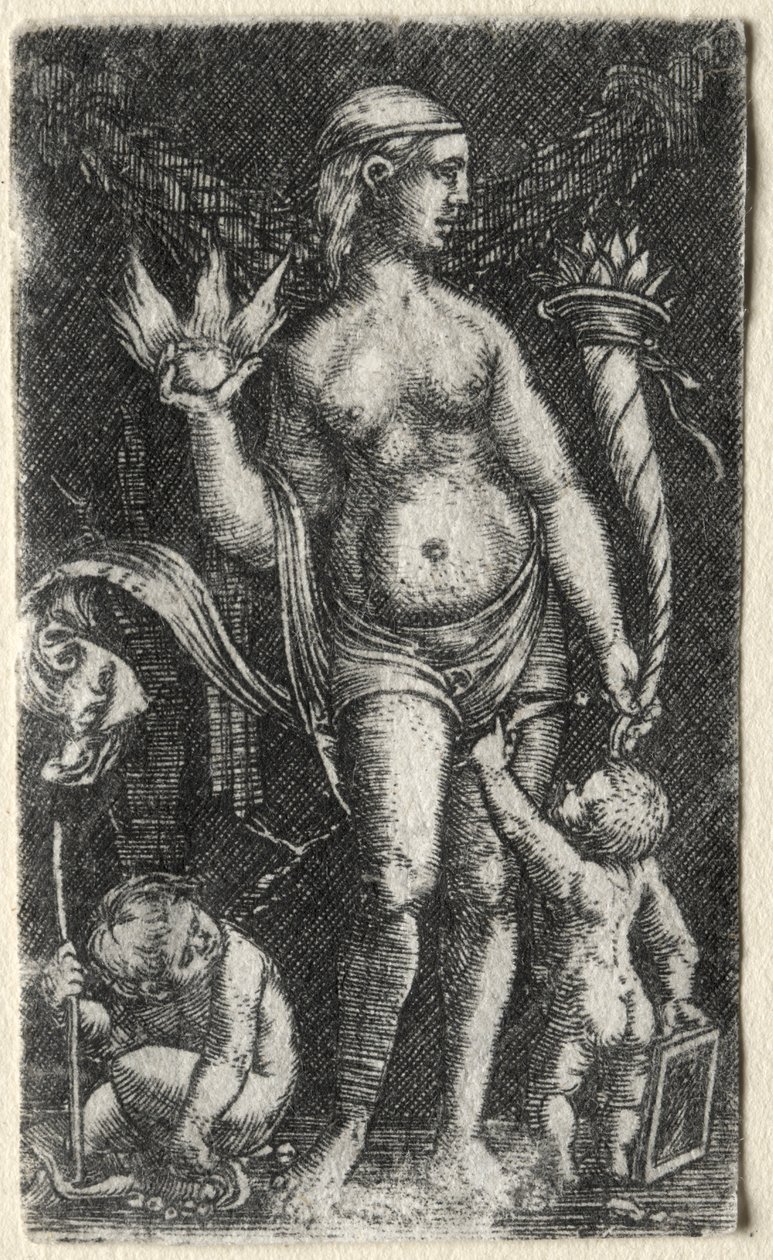 Vénus entre deux cupidons - Albrecht Altdorfer
