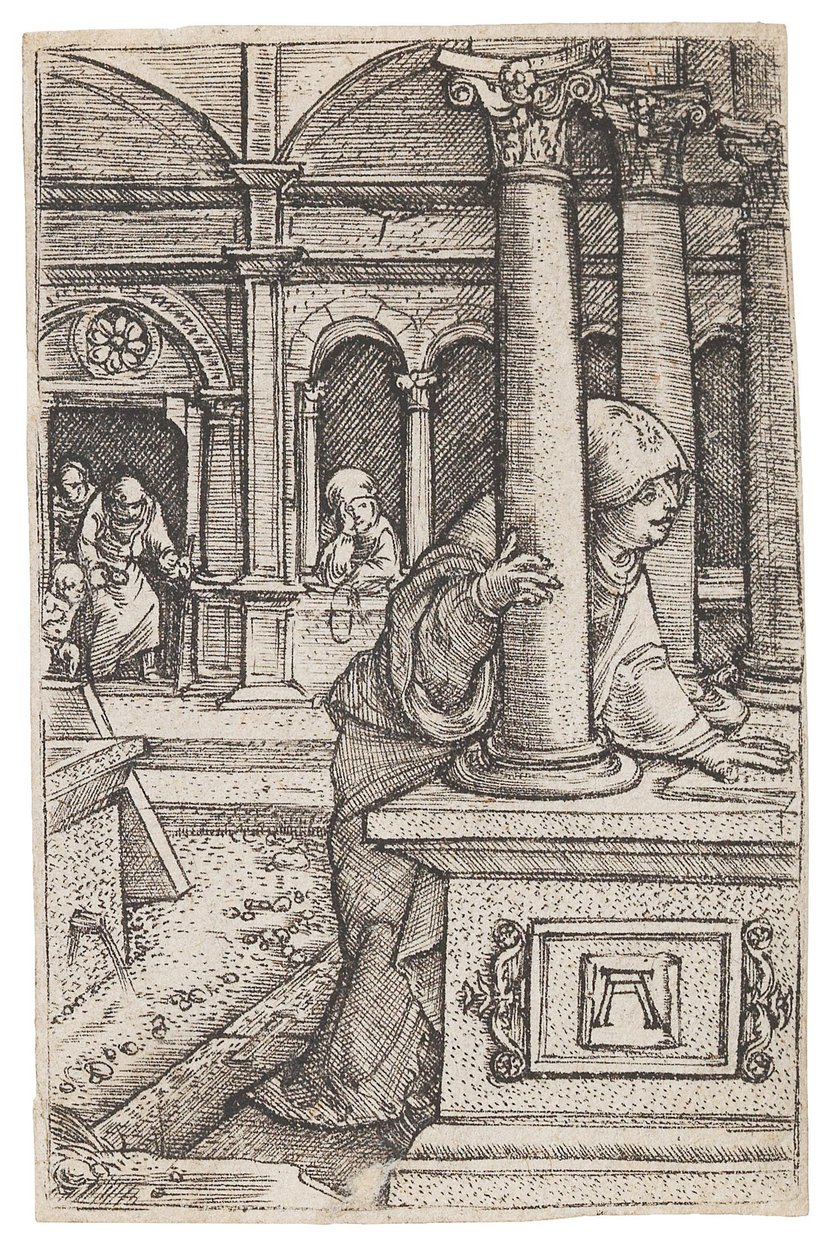 La Vierge Marie cherchant Jésus de douze ans dans le Temple, vers 1519 - Albrecht Altdorfer