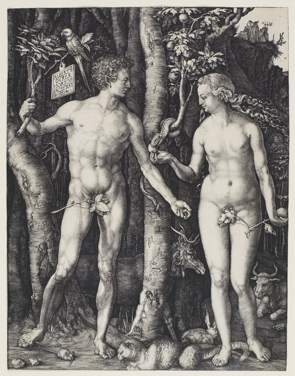 Adam et Ève - Albrecht Dürer