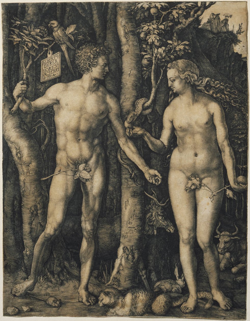 Adam et Eve - Albrecht Dürer