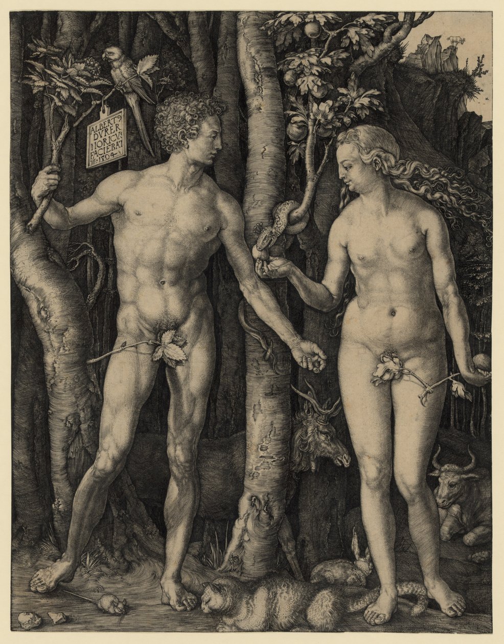 Adam et Eve - Albrecht Dürer