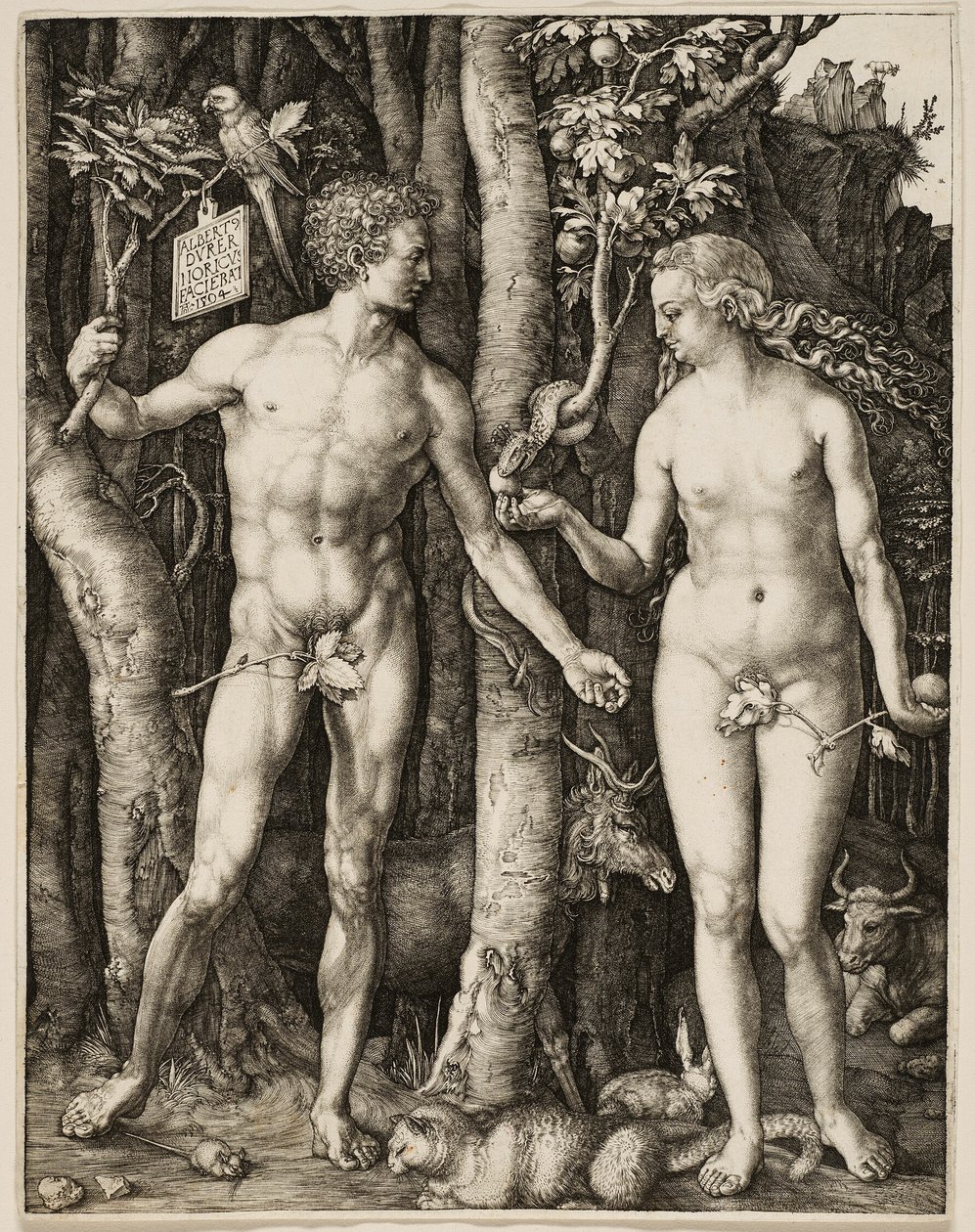 Adam et Eve - Albrecht Dürer
