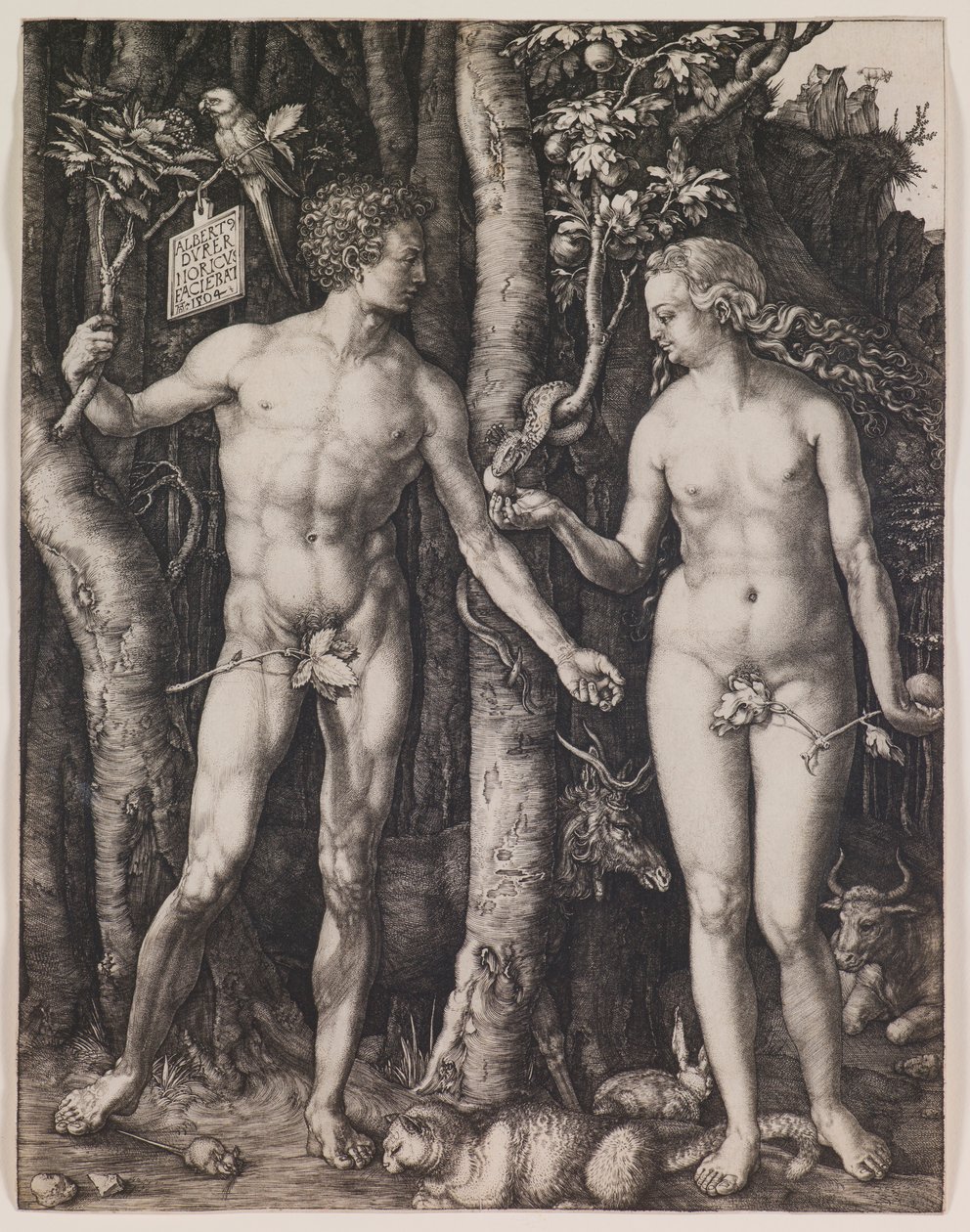 Adam et Ève - Albrecht Dürer