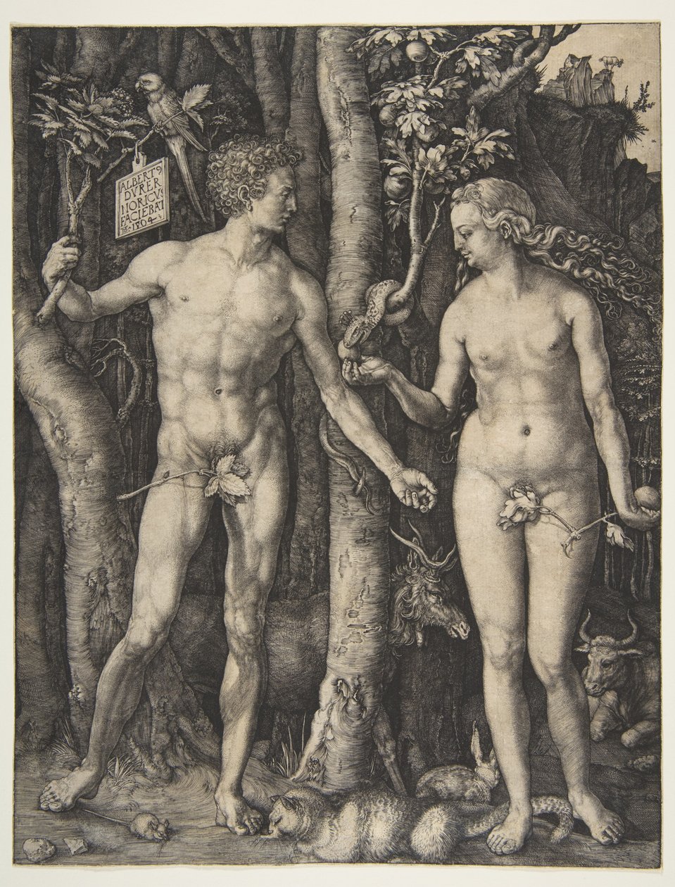 Adam et Ève - Albrecht Dürer