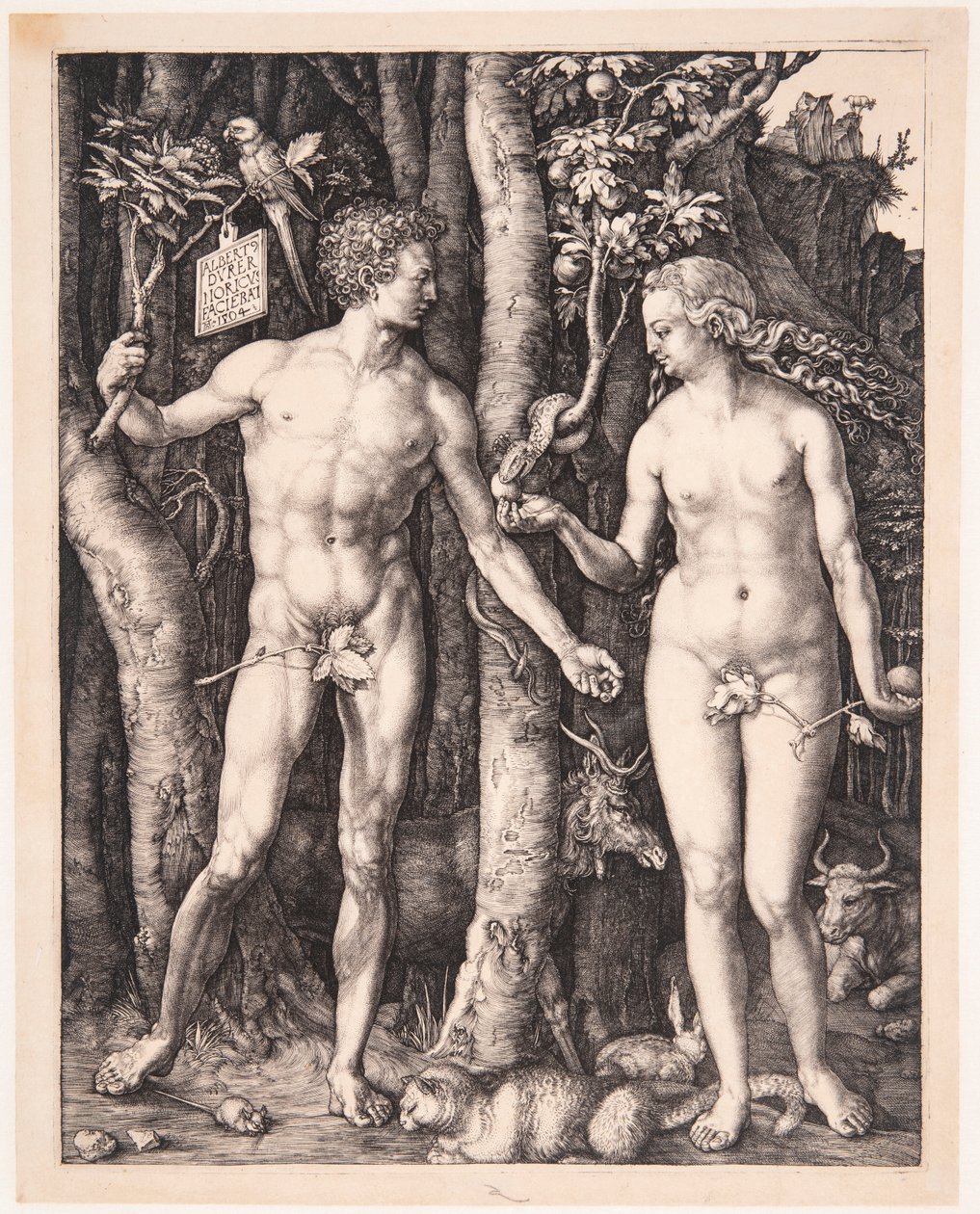 Adam et Ève - Albrecht Dürer
