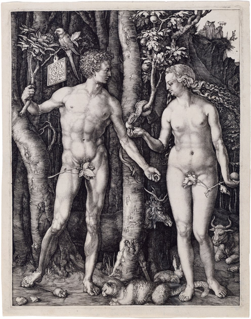 Adam et Ève - Albrecht Dürer