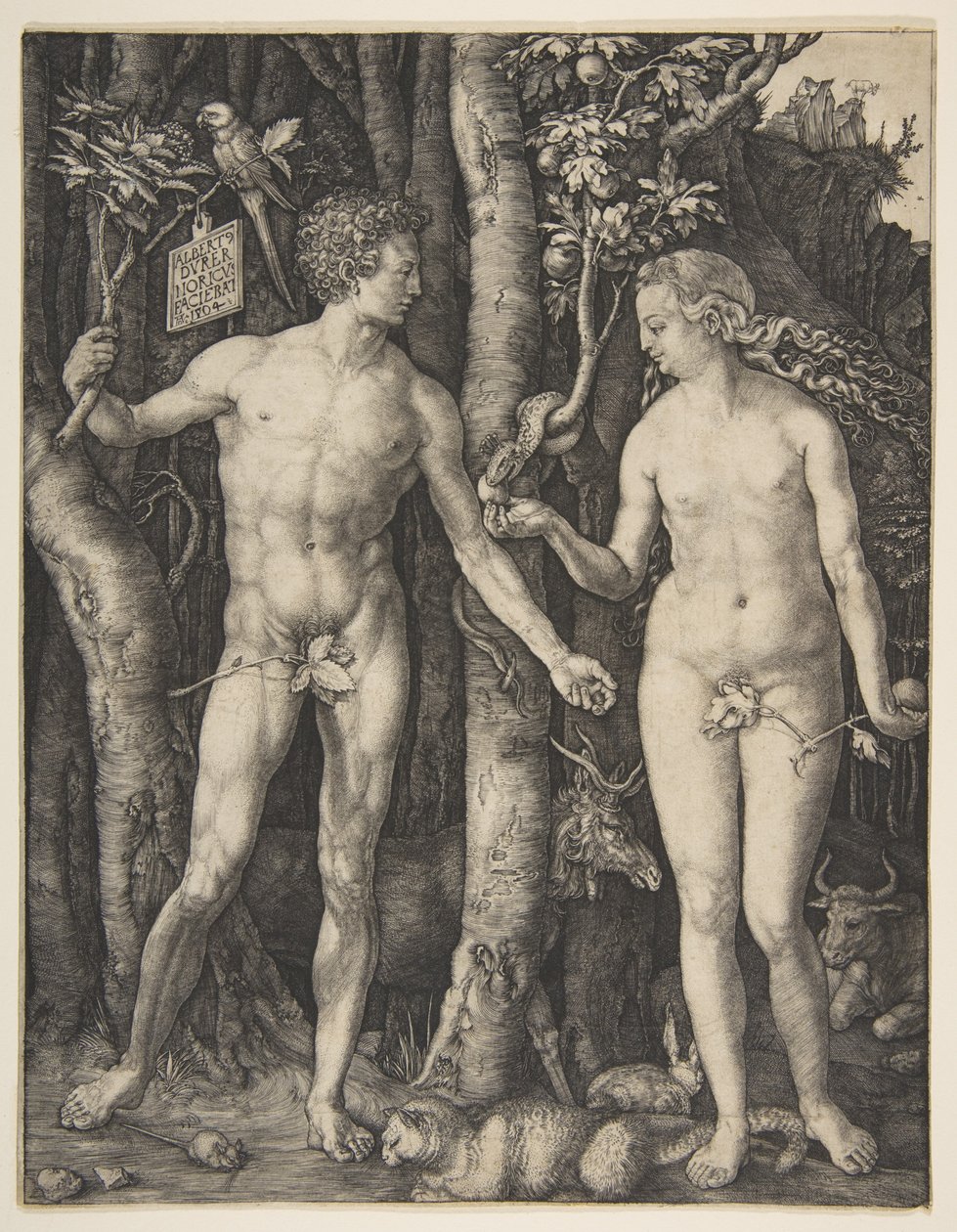 Adam et Ève - Albrecht Dürer