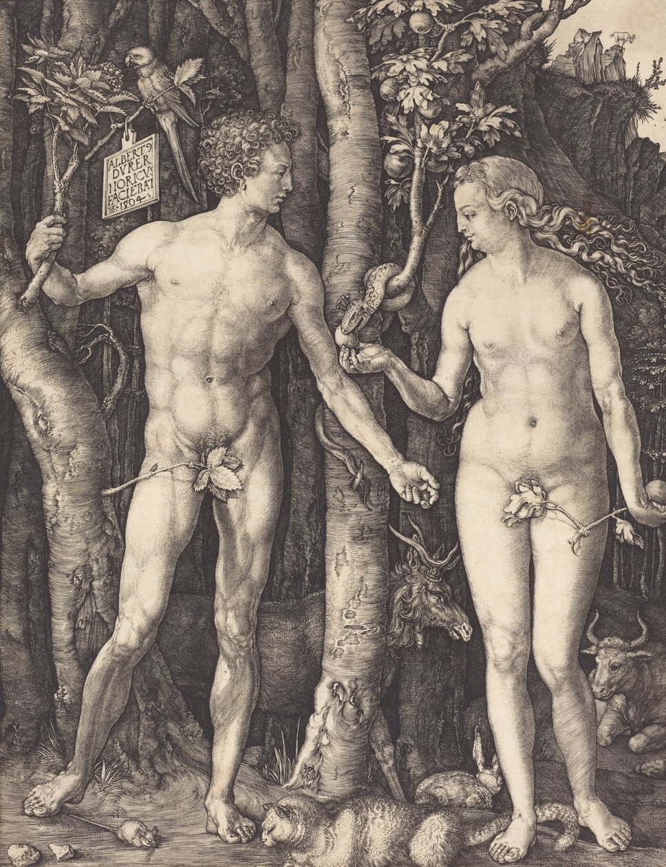 Adam et Ève, 1504 - Albrecht Dürer