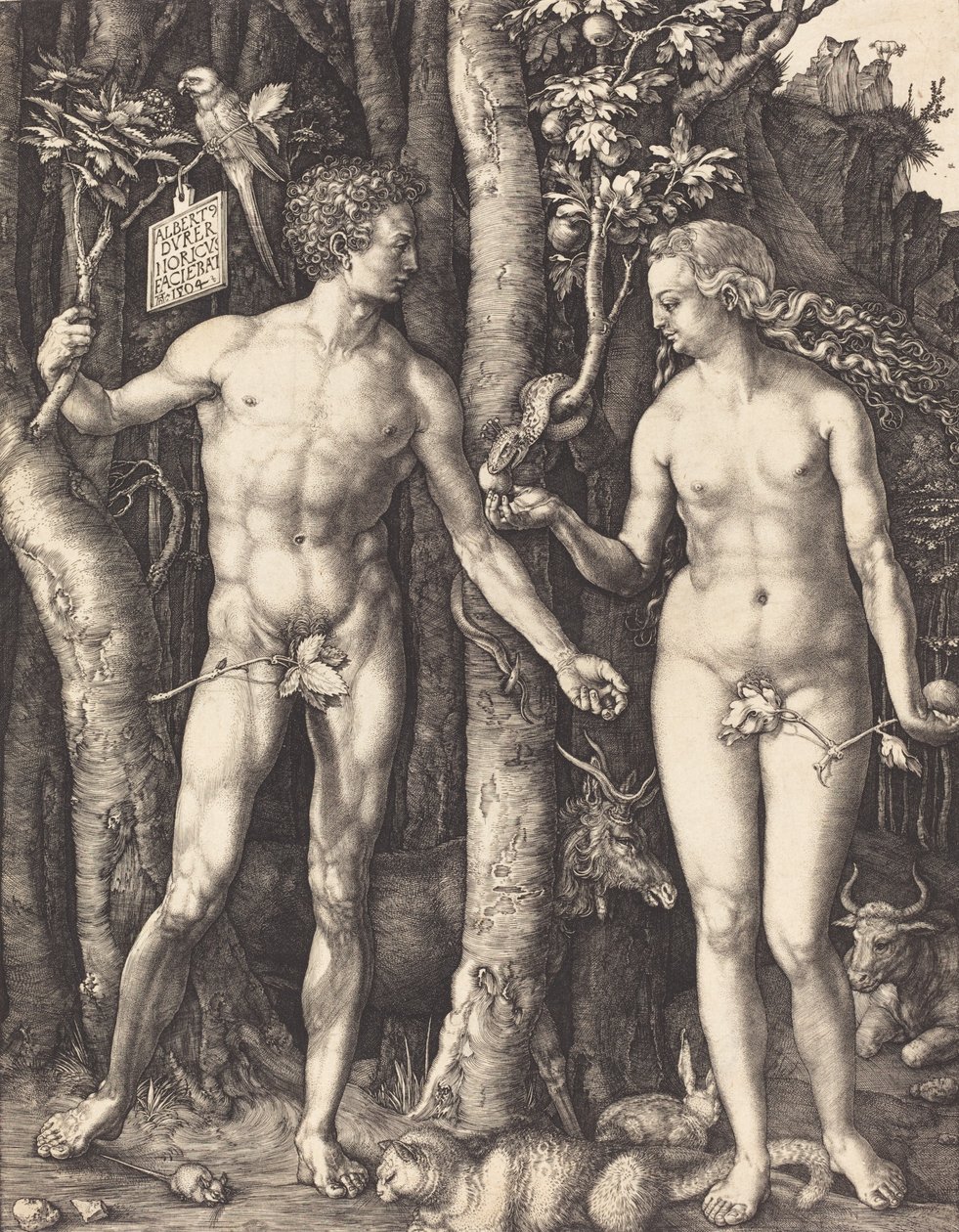 Adam et Ève, 1504 - Albrecht Dürer