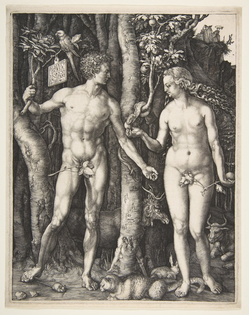 Adam et Ève - Albrecht Dürer