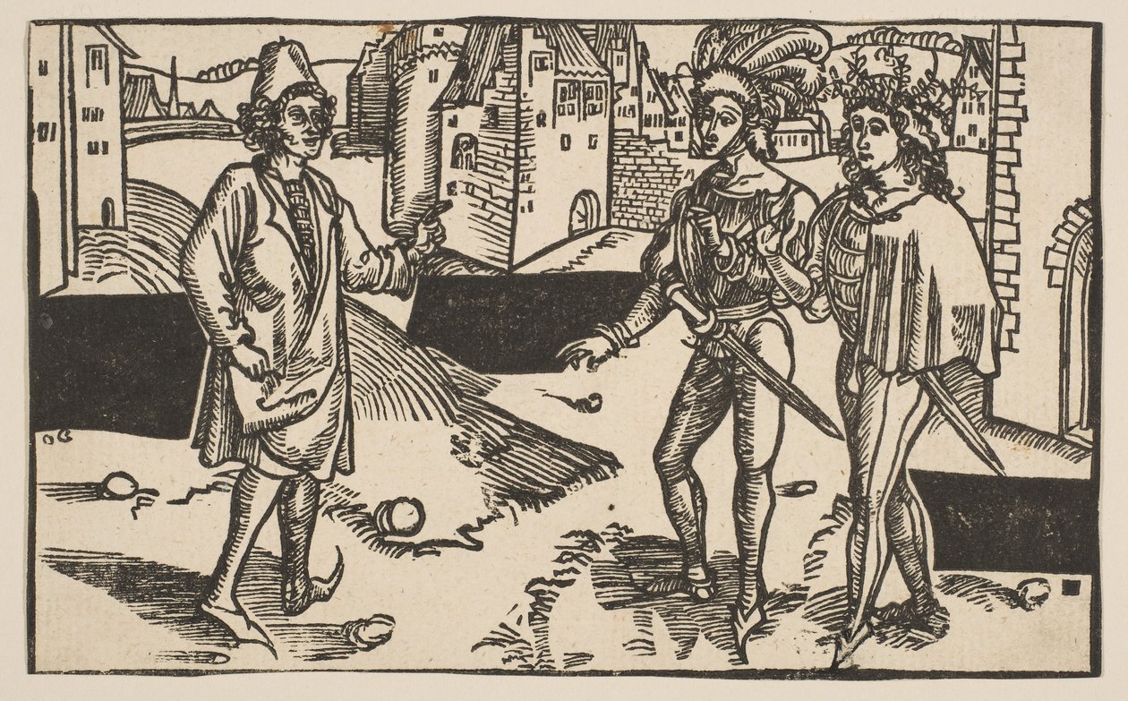 Andria, de La Comédie de Térence, réimpression du 19ème siècle - Albrecht Dürer