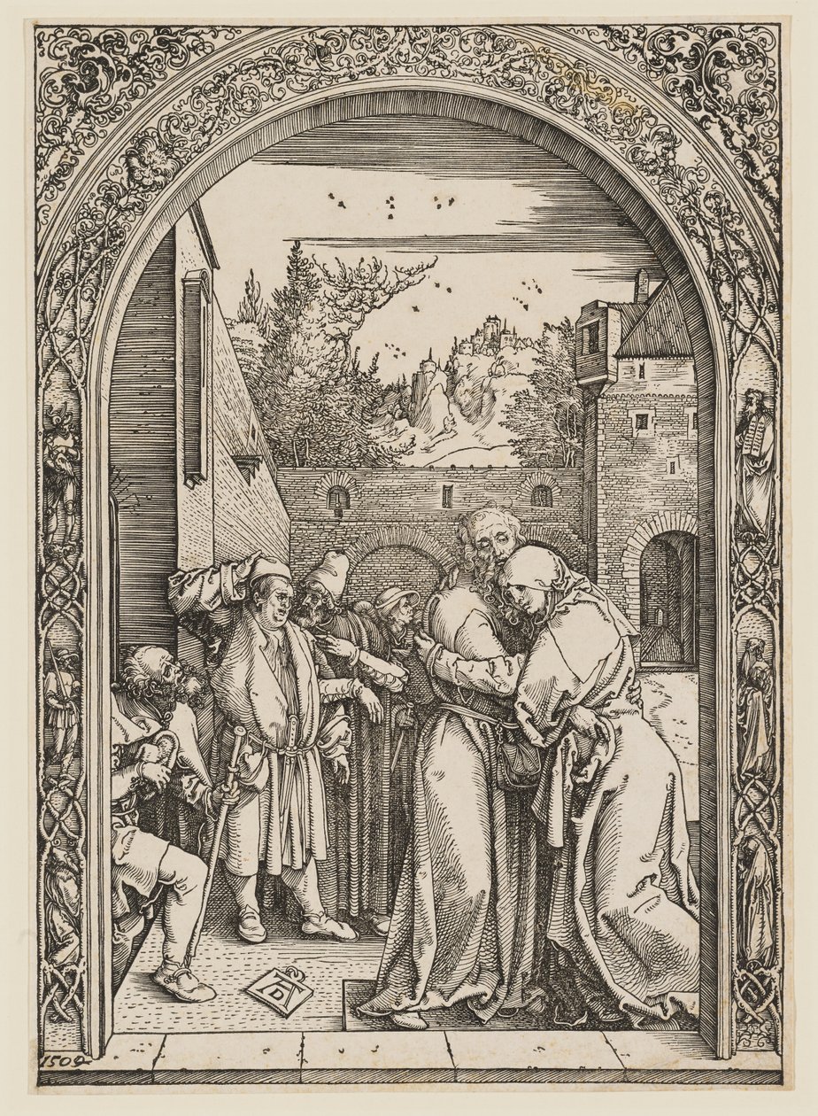 Anne et Joachim sous la Porte dorée - Albrecht Dürer