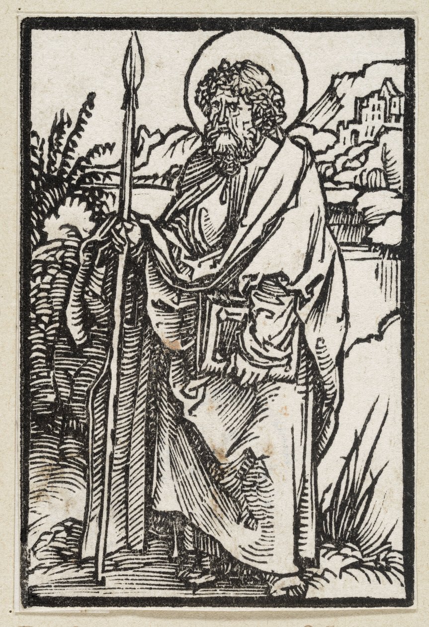 Apôtre Thomas (63 scènes religieuses) - Albrecht Dürer