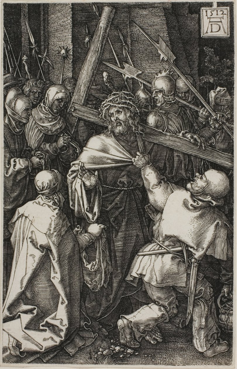 Portement de la croix, de La Passion gravée - Albrecht Dürer