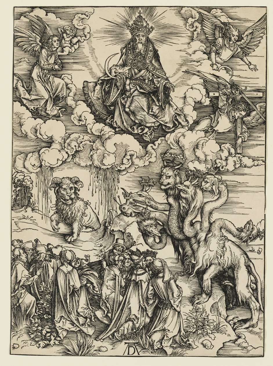 Bête à deux cornes comme un agneau - Albrecht Dürer