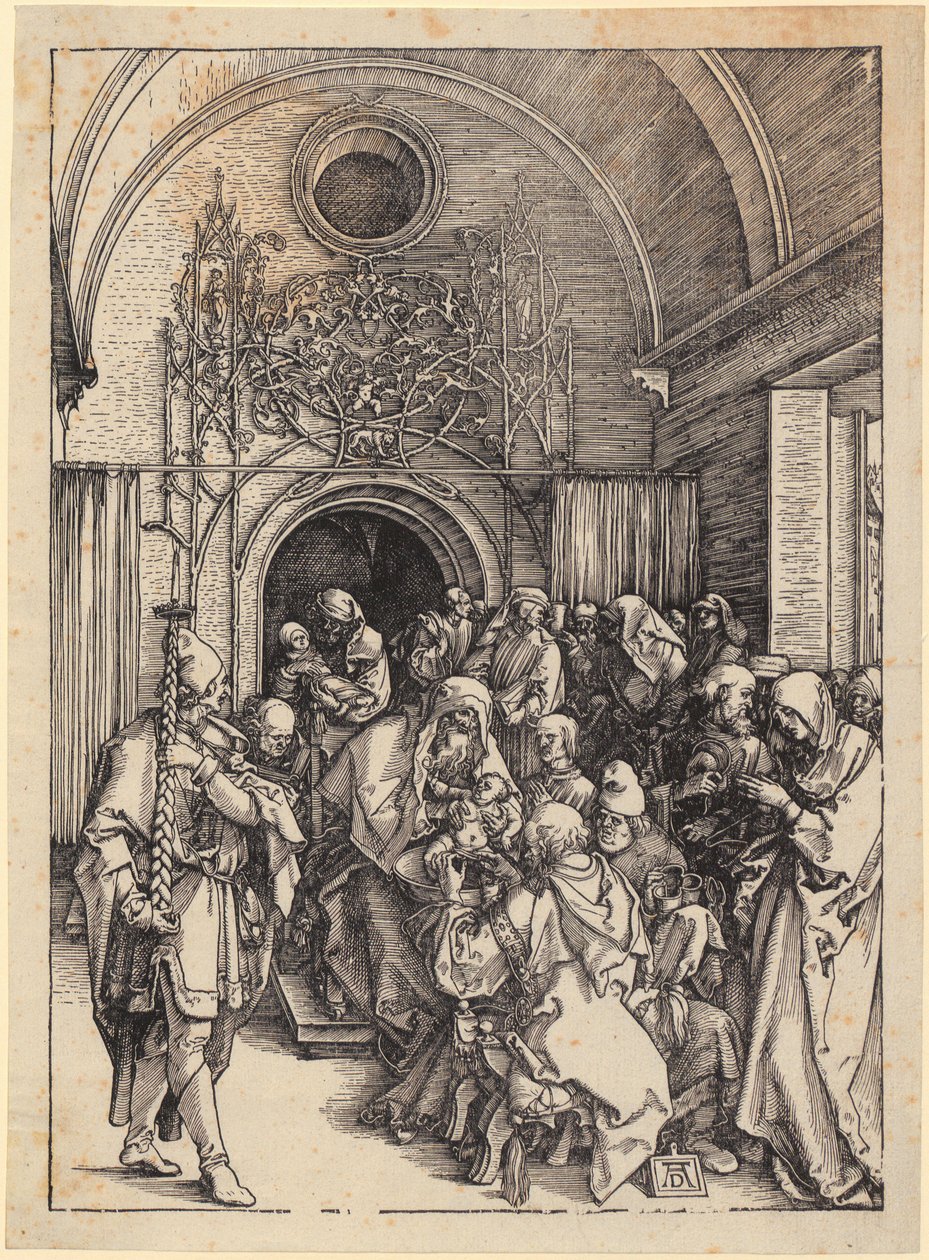 La circoncision du Christ, feuille n° 11 de la série « La vie de Marie » - Albrecht Dürer