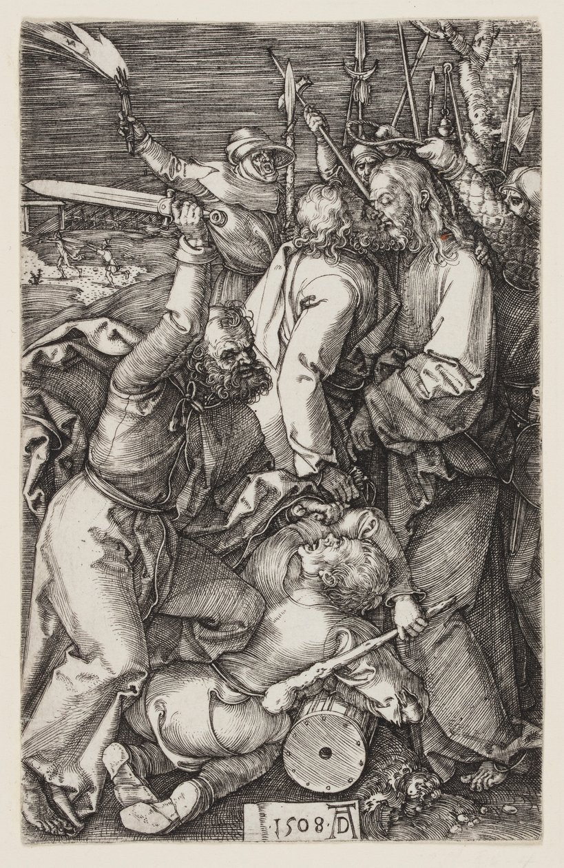 La trahison du Christ, de La Passion gravée - Albrecht Dürer