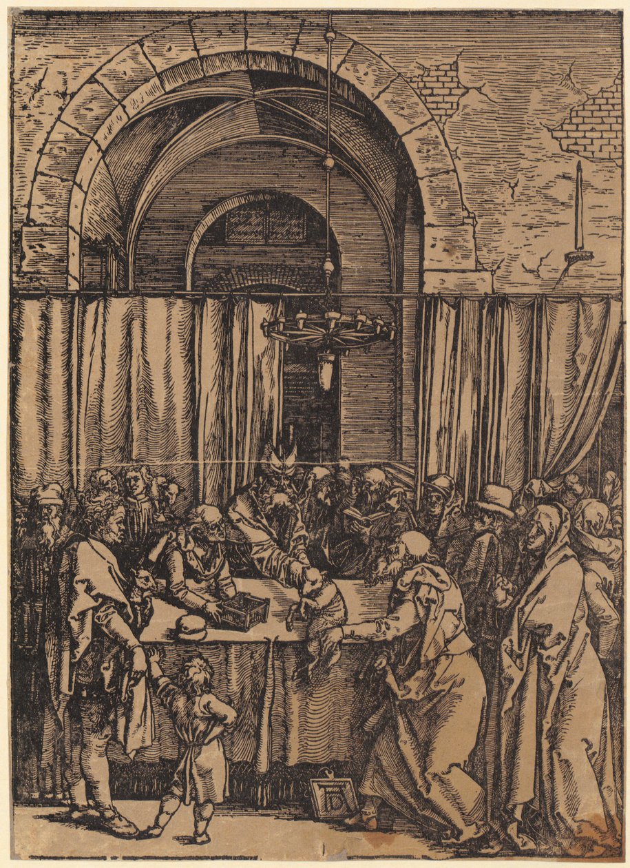 La Lamentation sur le Christ, feuille n° 9 de la série « La Grande Passion » - Albrecht Dürer