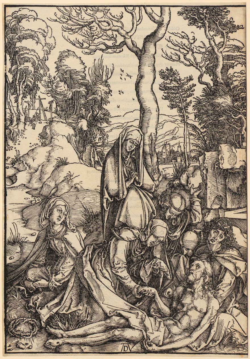 La Lamentation sur le Christ, feuille n° 9 de la série « La Grande Passion » - Albrecht Dürer