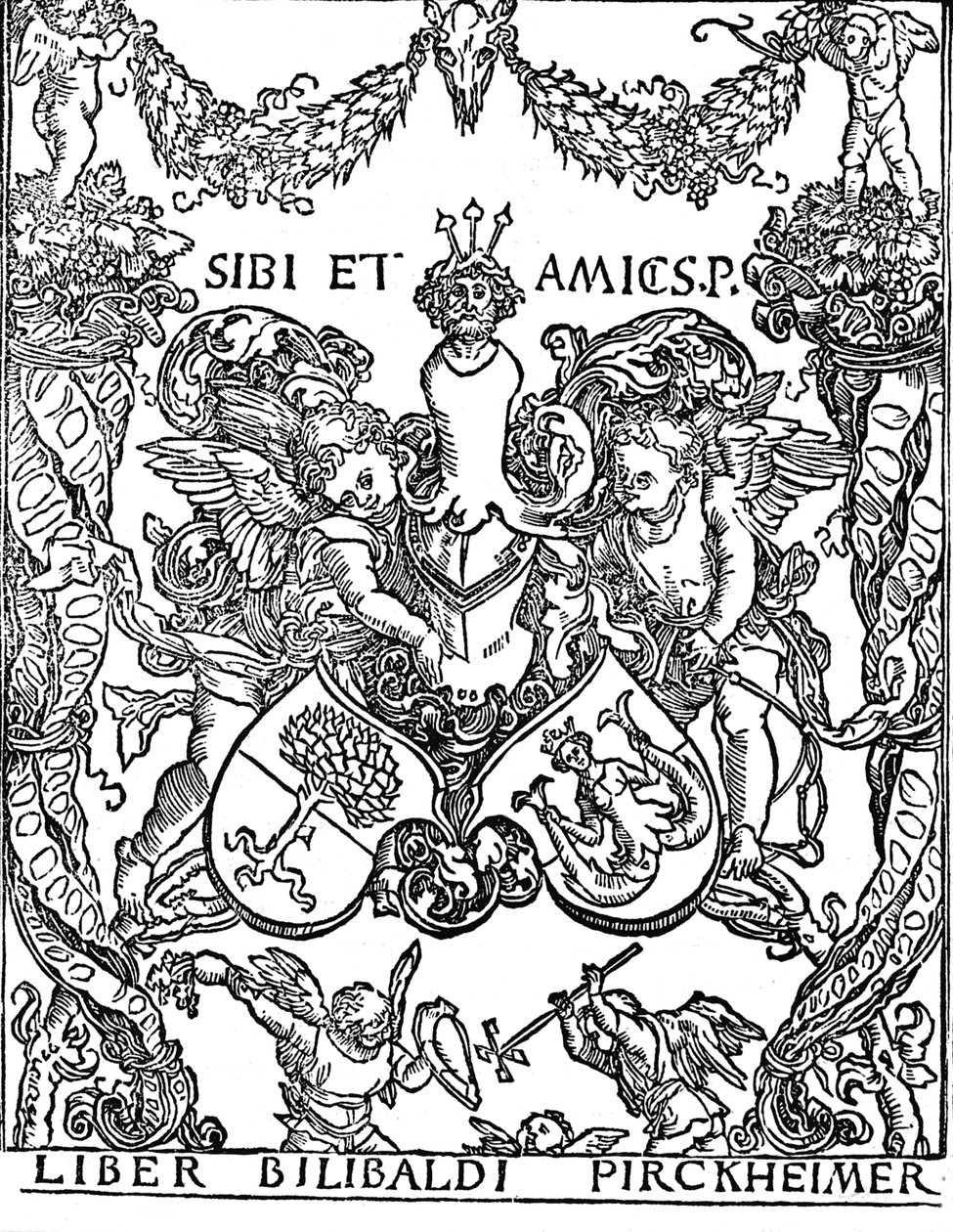 Ex-libris de Willibald Pirkheimer, vers 1502-1503, 1906 - Albrecht Dürer