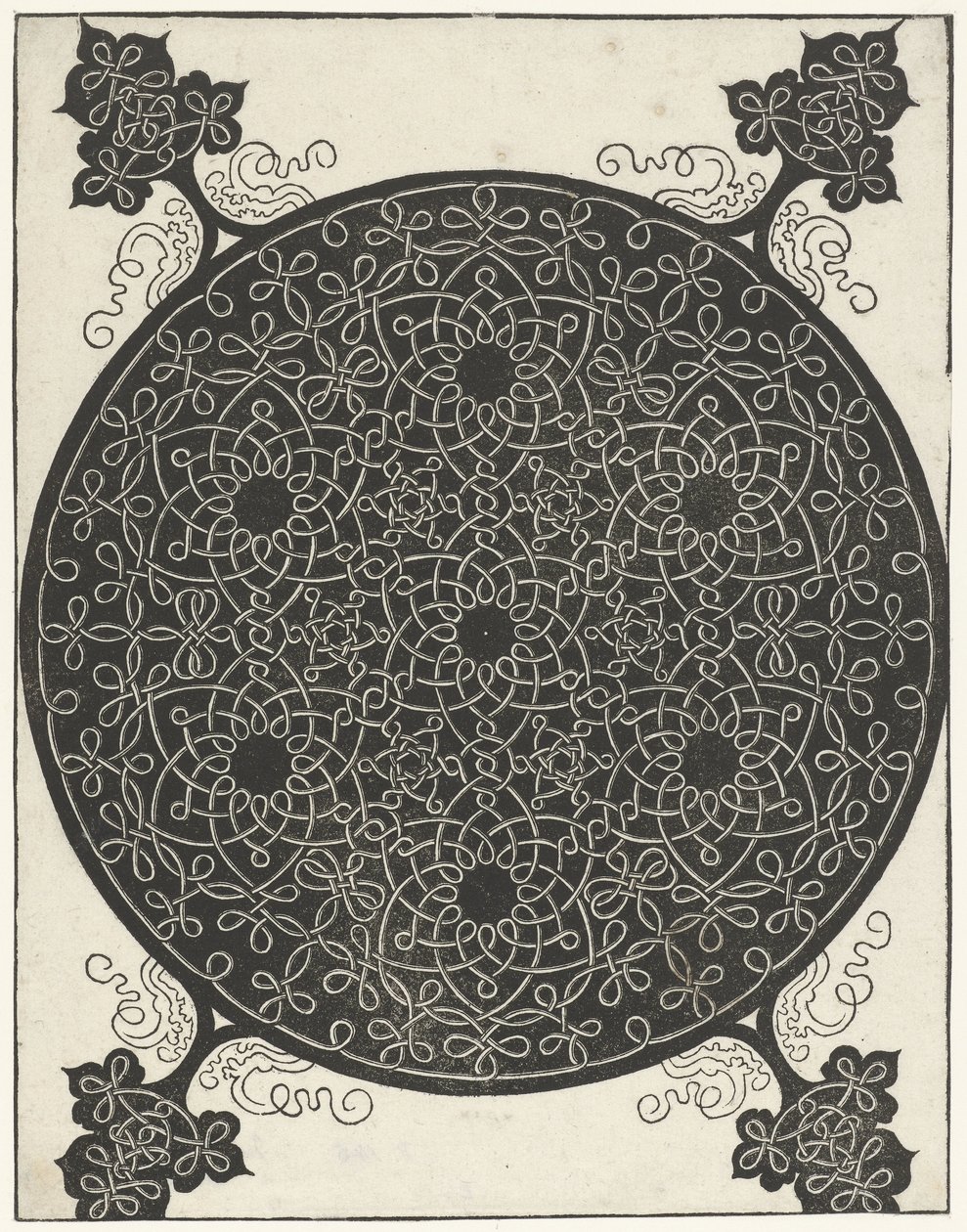 Exemple de broderie avec sept motifs floraux - Albrecht Dürer