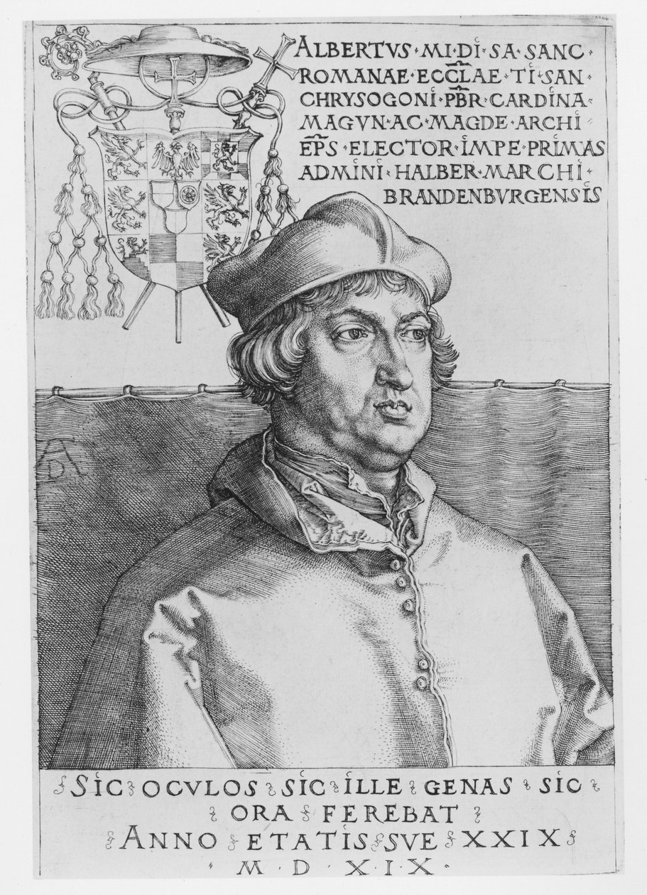 Le cardinal Albrecht de Brandebourg - Albrecht Dürer