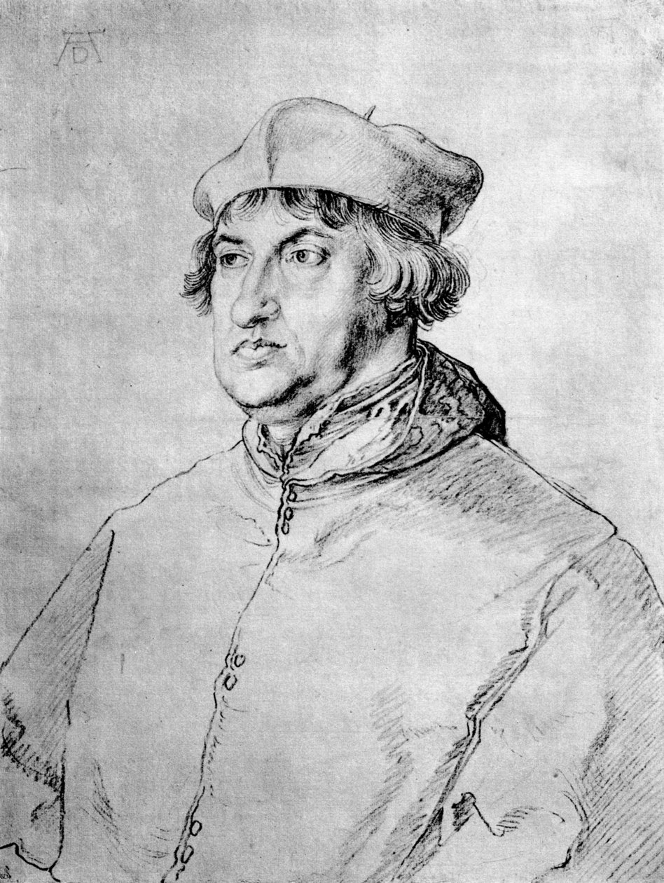 Cardinal Albrecht de Brandebourg, 1518, 1936 - Albrecht Dürer