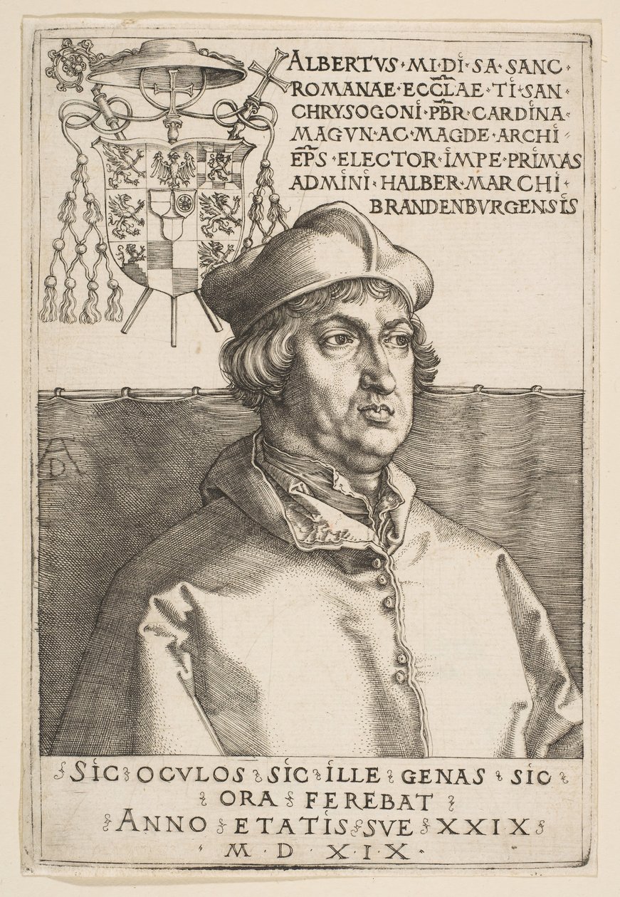 Cardinal Albrecht de Brandebourg - Albrecht Dürer