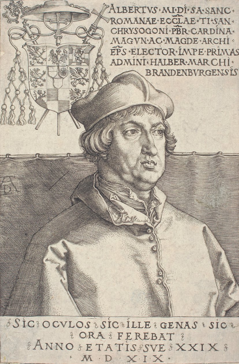 Cardinal Albrecht de Brandebourg, 1519 - Albrecht Dürer