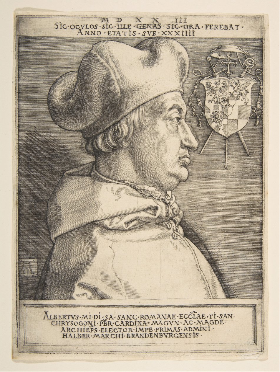 Cardinal Albrecht de Brandebourg - Albrecht Dürer